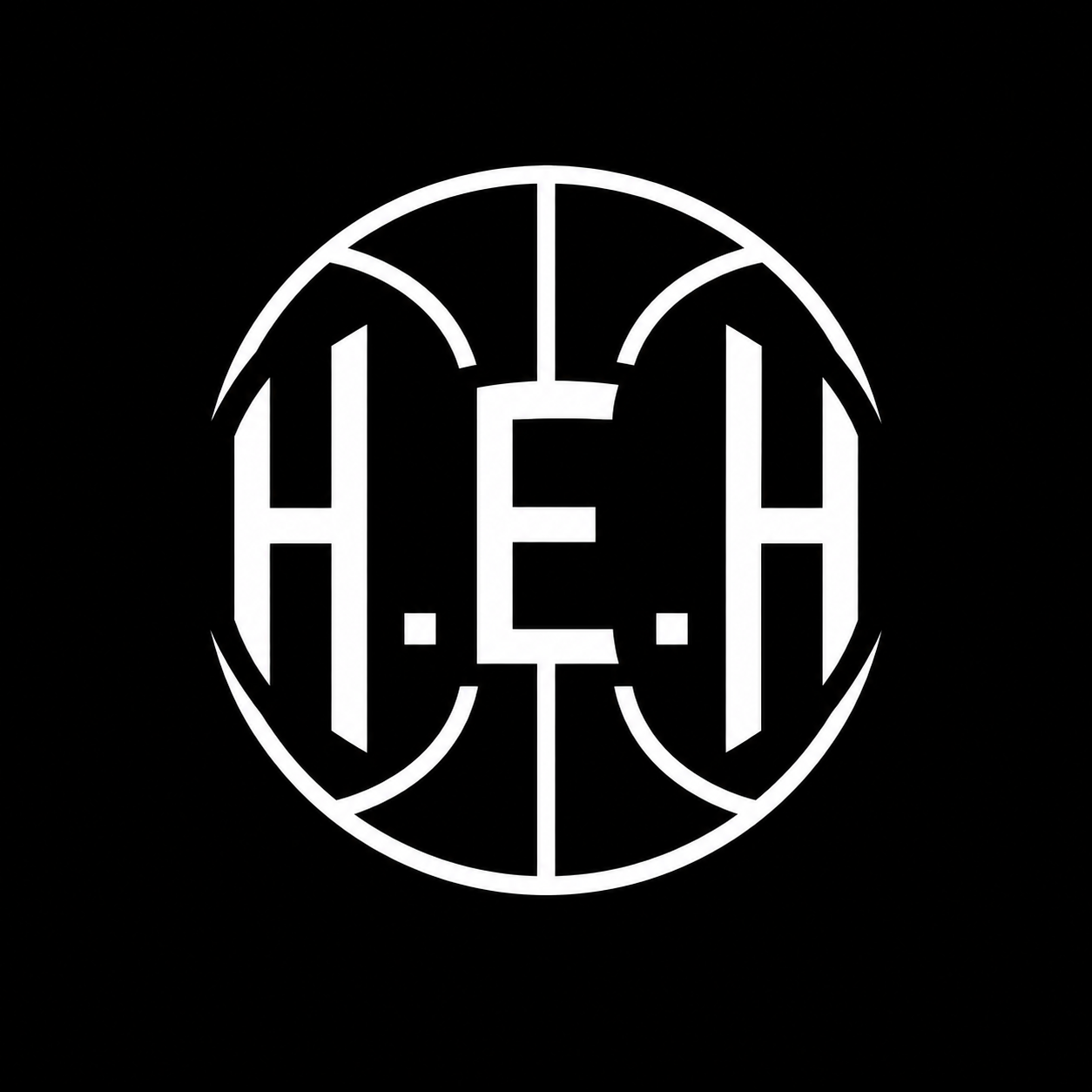 Hard Earned Hoops H.E.H basketball logo